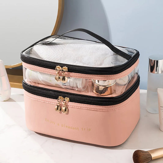 YasGlow™ Waterproof Travel Makeup Organizer