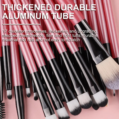 YasGlow™ 20-Piece Professional Makeup Brush Set