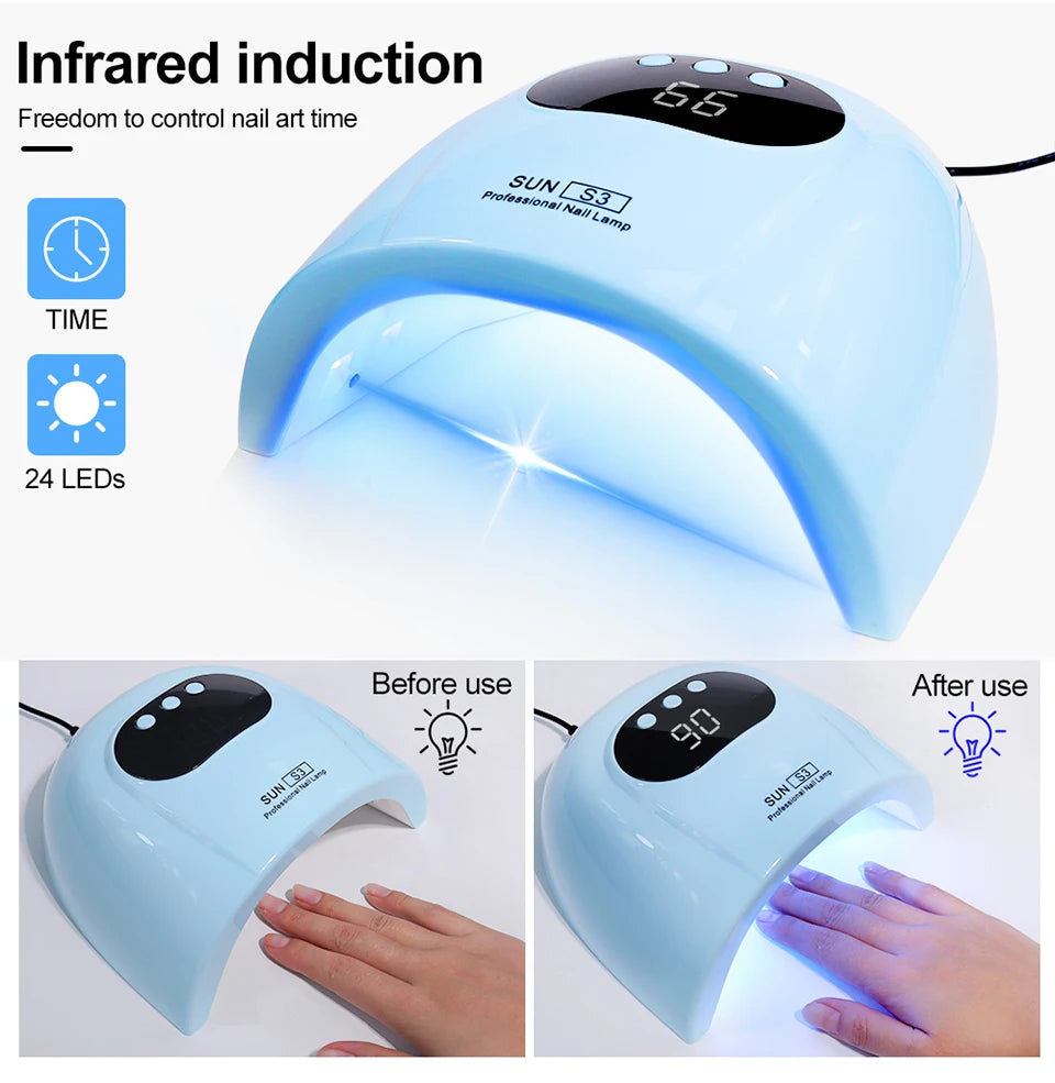 YasGlow™ Pro UV/LED Nail Lamp