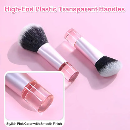 YasGlow™ 10-Piece Mini Travel Makeup Brush Set