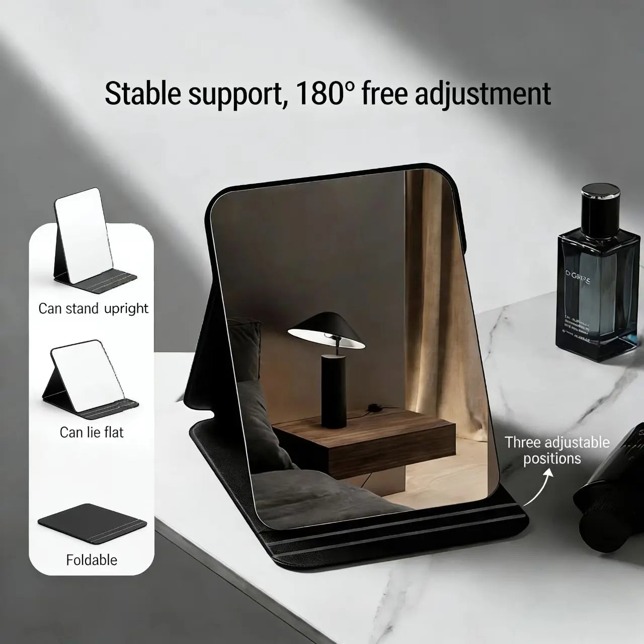 YasGlow™ Foldable Travel Makeup Mirror