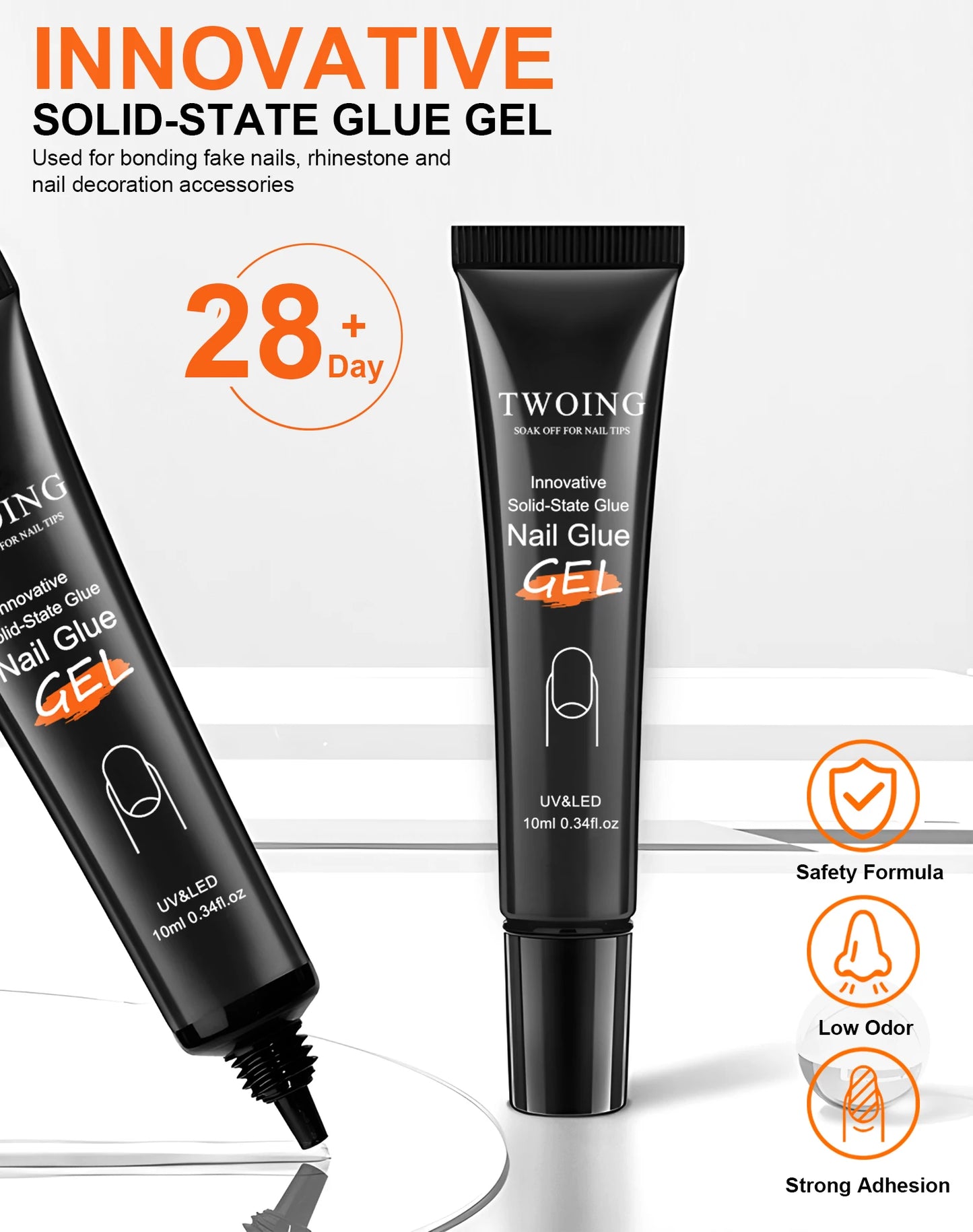 YasGlow™ Solid Nail Glue Gel