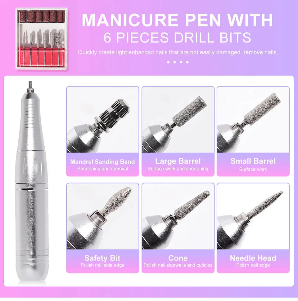 YasGlow™ Pro Nail Drill 45000 RPM