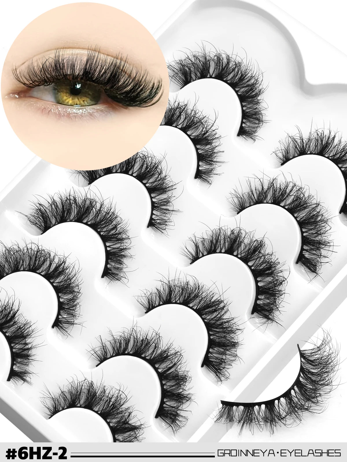 YasGlow™ 3D Fluffy Cat Eye Lashes