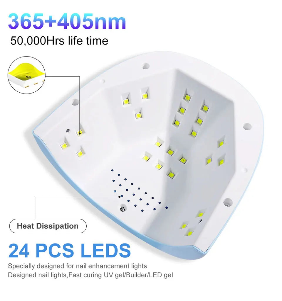 YasGlow™ Pro UV/LED Nail Lamp