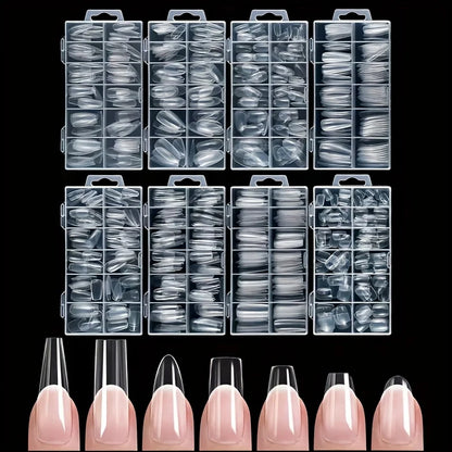 YasGlow™ Premium Press-On Nail Tips – 120 PCS