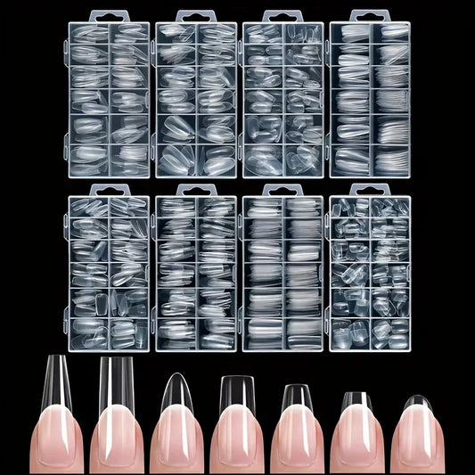 YasGlow™ Premium Press-On Nail Tips – 120 PCS