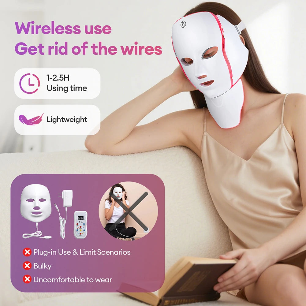 YasGlow™ LED Face & Neck Mask
