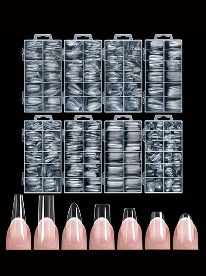 YasGlow™ Premium Press-On Nail Tips – 120 PCS