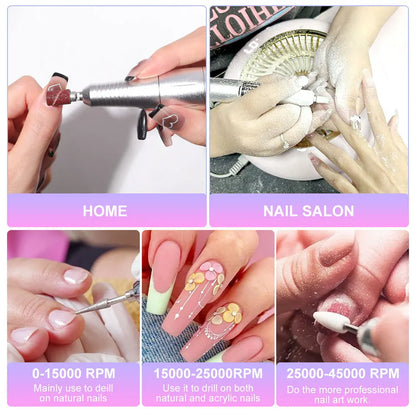YasGlow™ Pro Nail Drill 45000 RPM