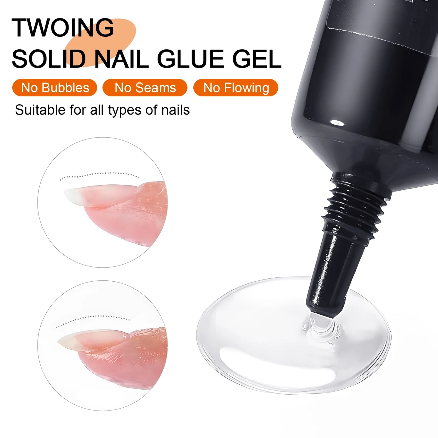 YasGlow™ Solid Nail Glue Gel