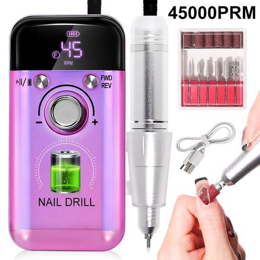 YasGlow™ Pro Nail Drill 45000 RPM