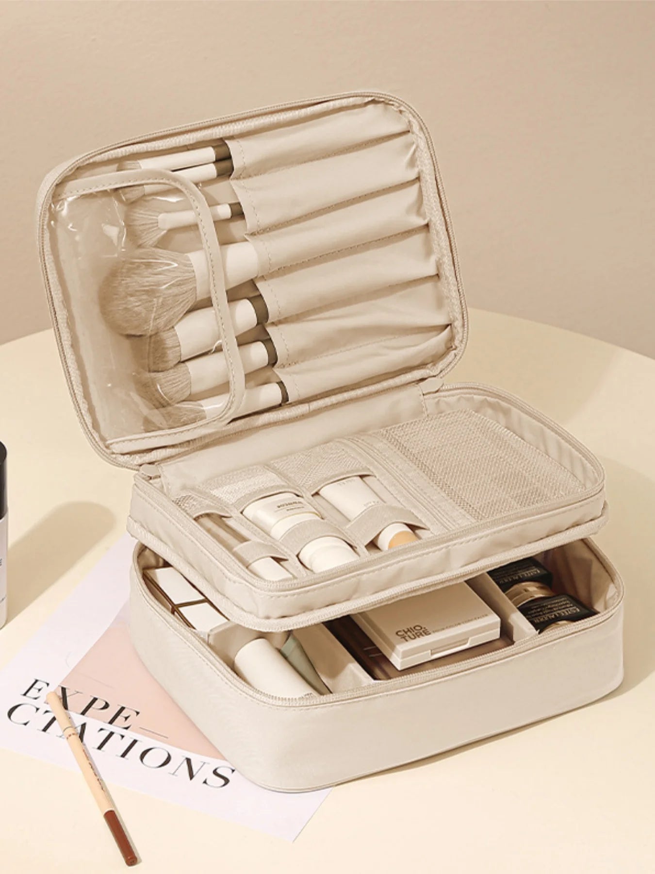 YasGlow™ Premium Oxford Toiletry & Makeup Bag