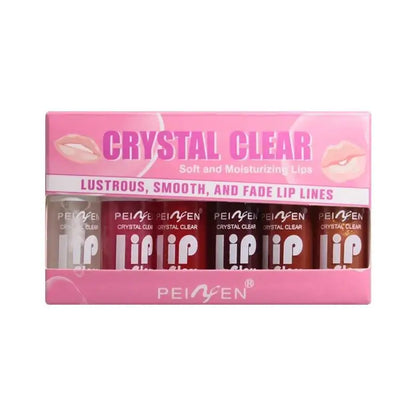 YasGlow™ Mirror Shine Lip Gloss Set – 6 PCS