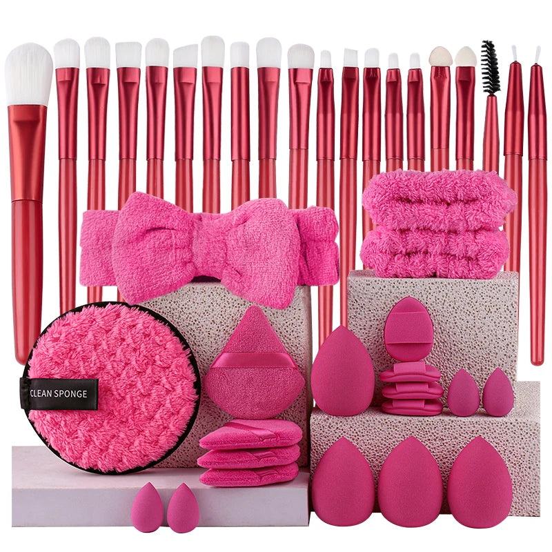 YasGlow™ 20-Piece Professional Makeup Brush Set