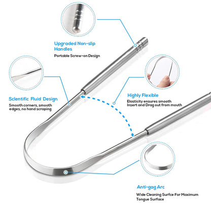 YasGlow™ Premium Tongue Scraper