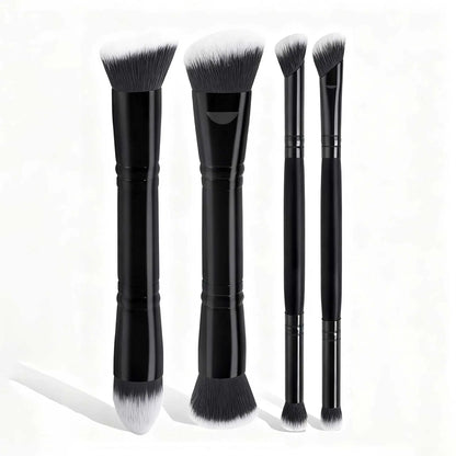 YasGlow™ 4-Piece Essential Makeup Brush Set