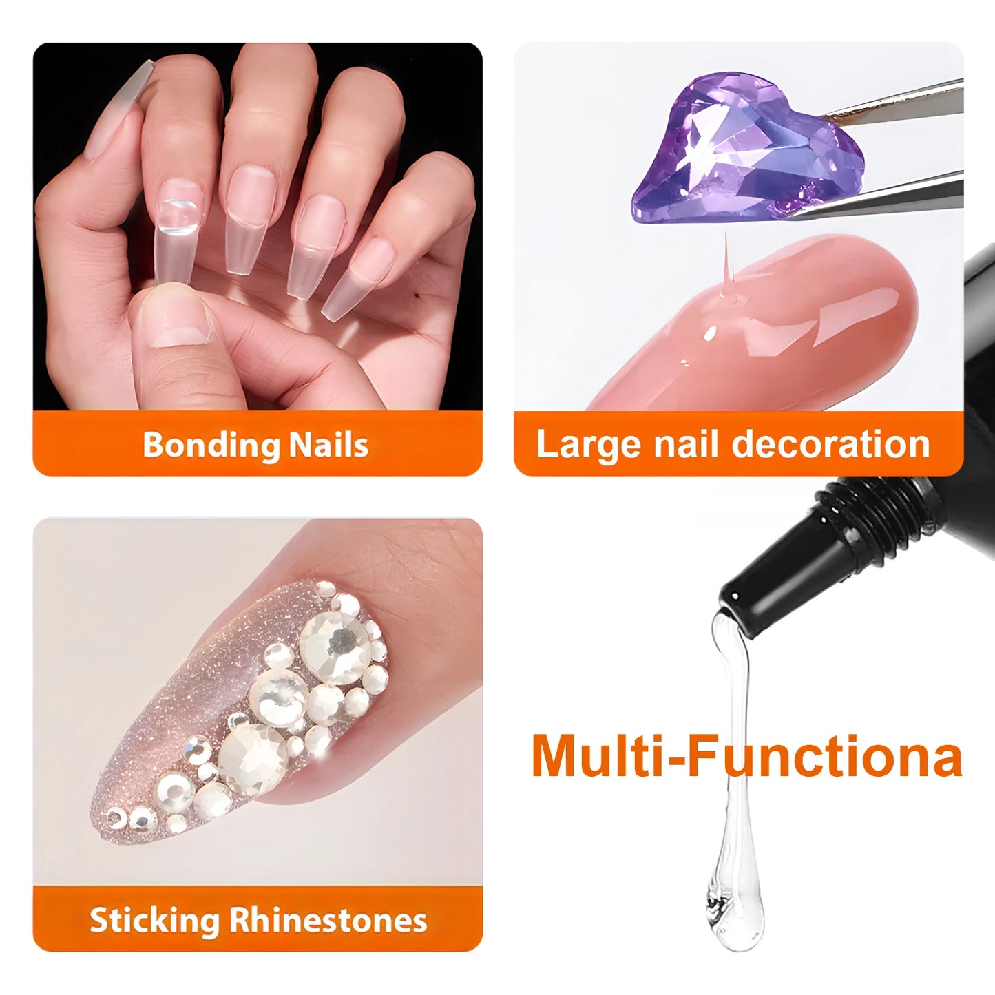YasGlow™ Solid Nail Glue Gel