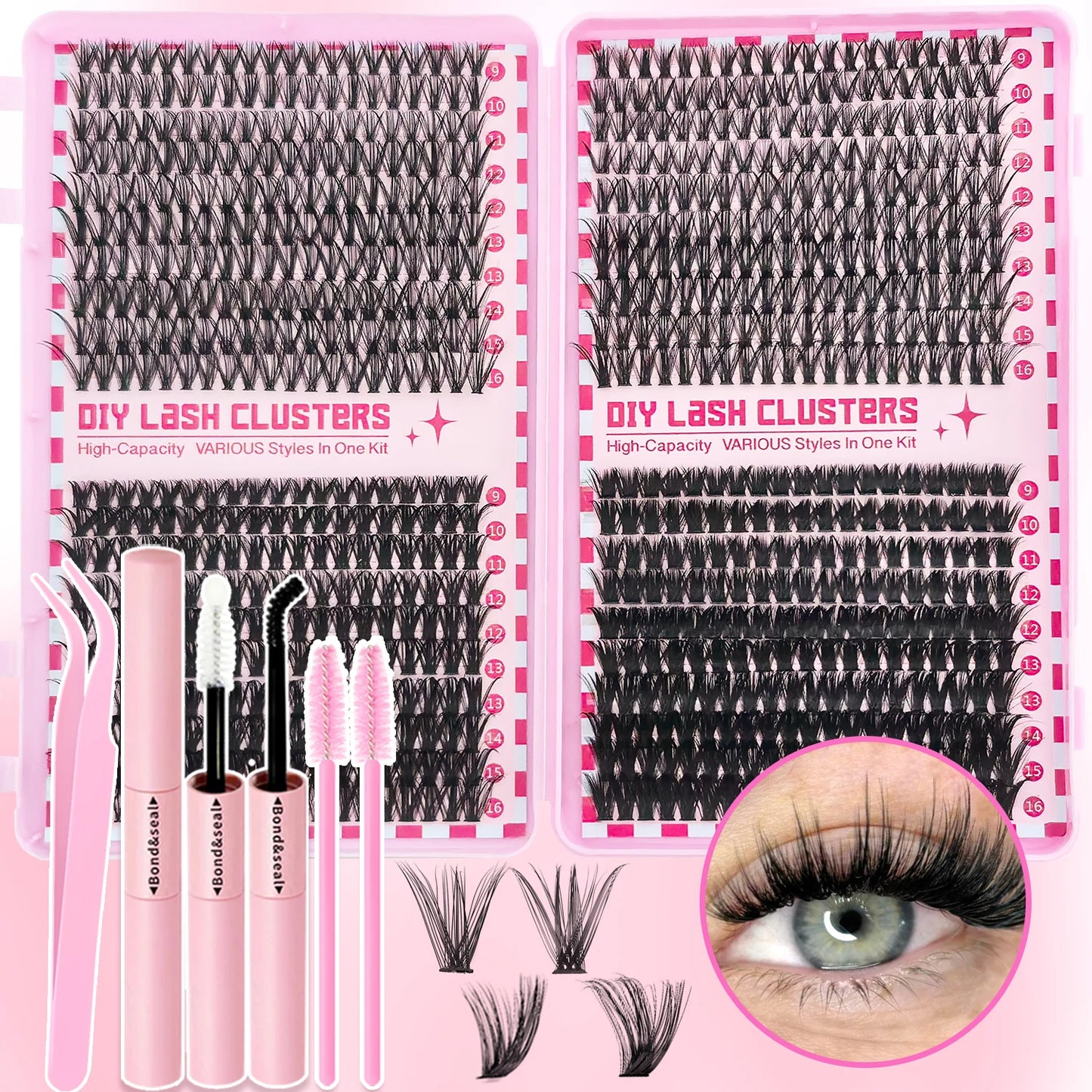 YasGlow™ Cluster Lashes Kit