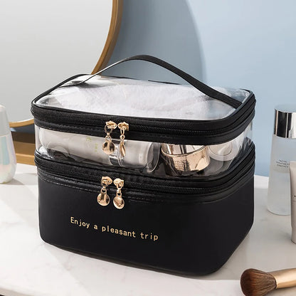 YasGlow™ Waterproof Travel Makeup Organizer