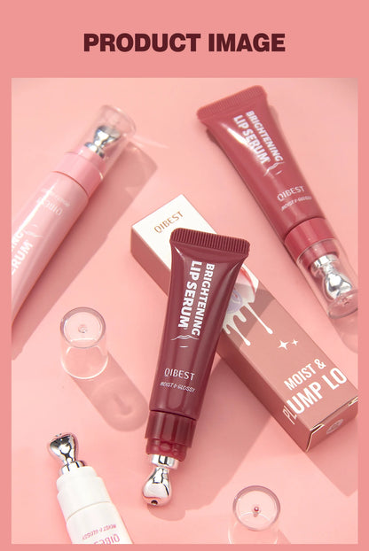 QIBEST Mirror Pearl Lipgloss Long Lasting Moisturizing Lipstick Shine Glitter Lip Glaze Non Stick Cup Jelly Pout Lip Tint Makeup