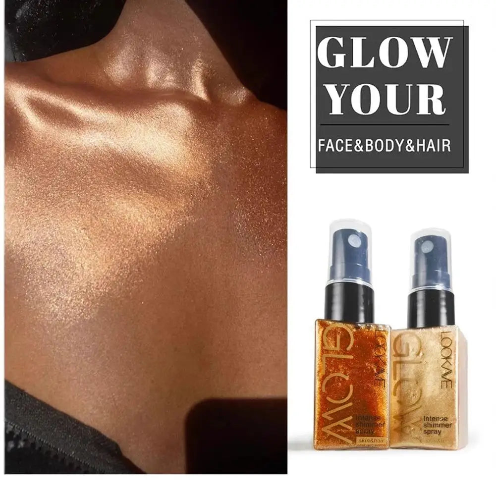 YasGlow™ Golden Shimmer Spray