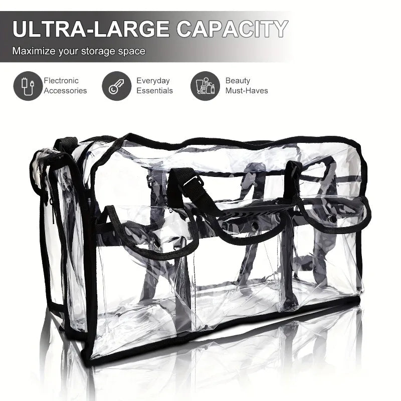 YasGlow™ Transparent Beauty Tote Bag