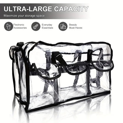 YasGlow™ Transparent Beauty Tote Bag