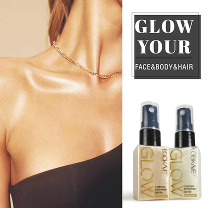 YasGlow™ Golden Shimmer Spray