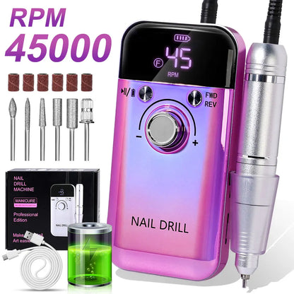YasGlow™ Pro Nail Drill 45000 RPM