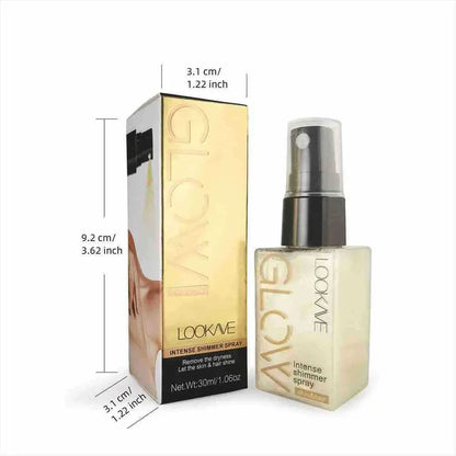 YasGlow™ Golden Shimmer Spray