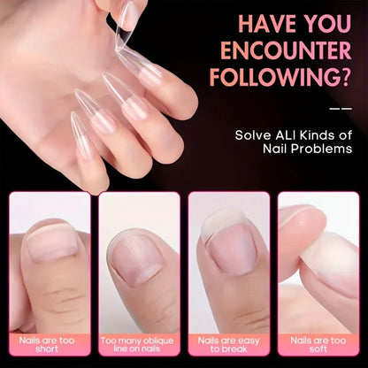 YasGlow™ Premium Press-On Nail Tips – 120 PCS